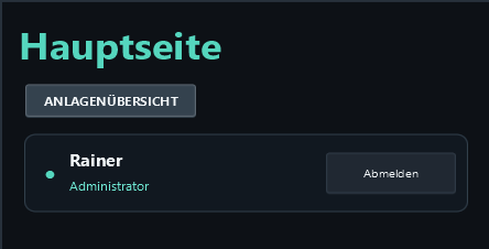 Signed in successfully: Rainer, Administrator.