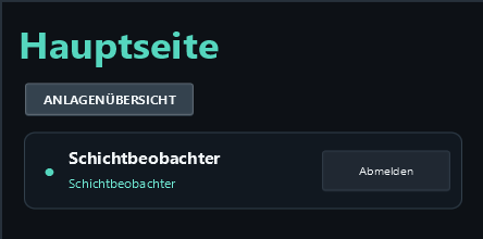 Signed in as Schichtbeobachter.