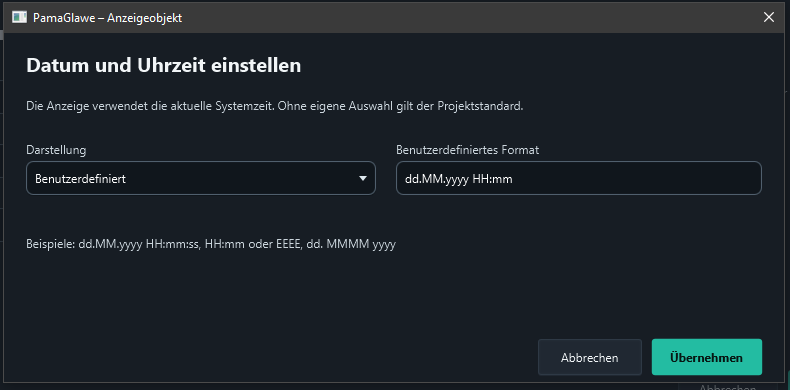 Choose Custom and enter dd.MM.yyyy HH:mm.