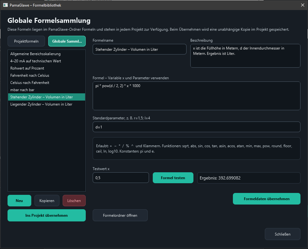 The global collection contains reusable templates.