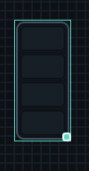 The new object initially shows four inactive segments.