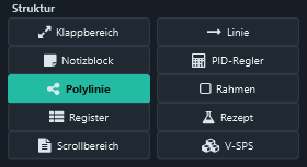 Select Polyline in the Structure group.
