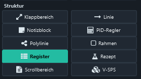 Select Tabs in the Structure group.