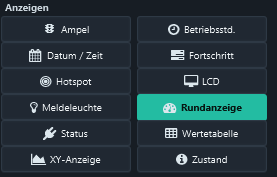 Select Rundanzeige under Displays.