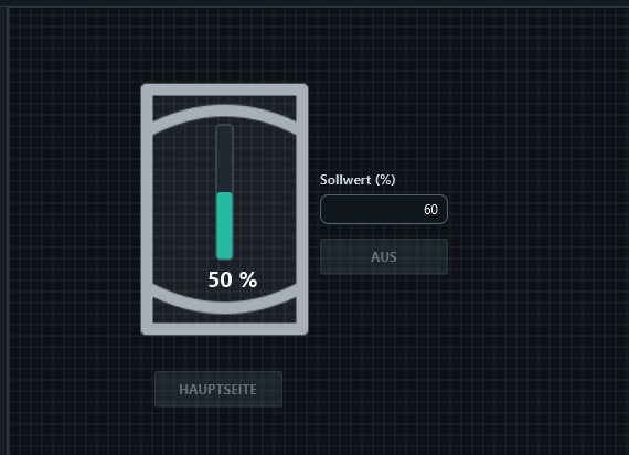 Design the button in design mode; test the actual navigation in test mode.