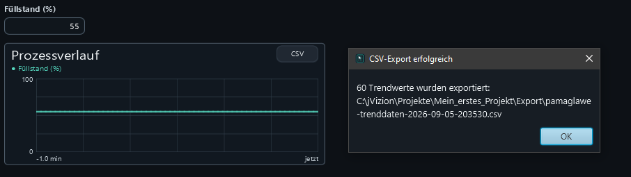 The message confirms the count and complete output path.