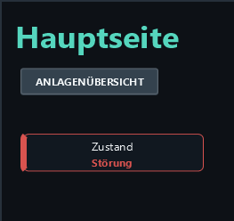 Value 3 shows Störung in red.