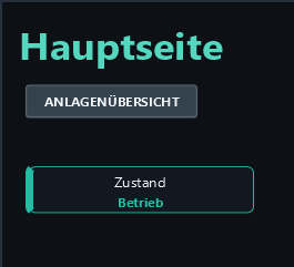 Value 1 shows Betrieb in green.
